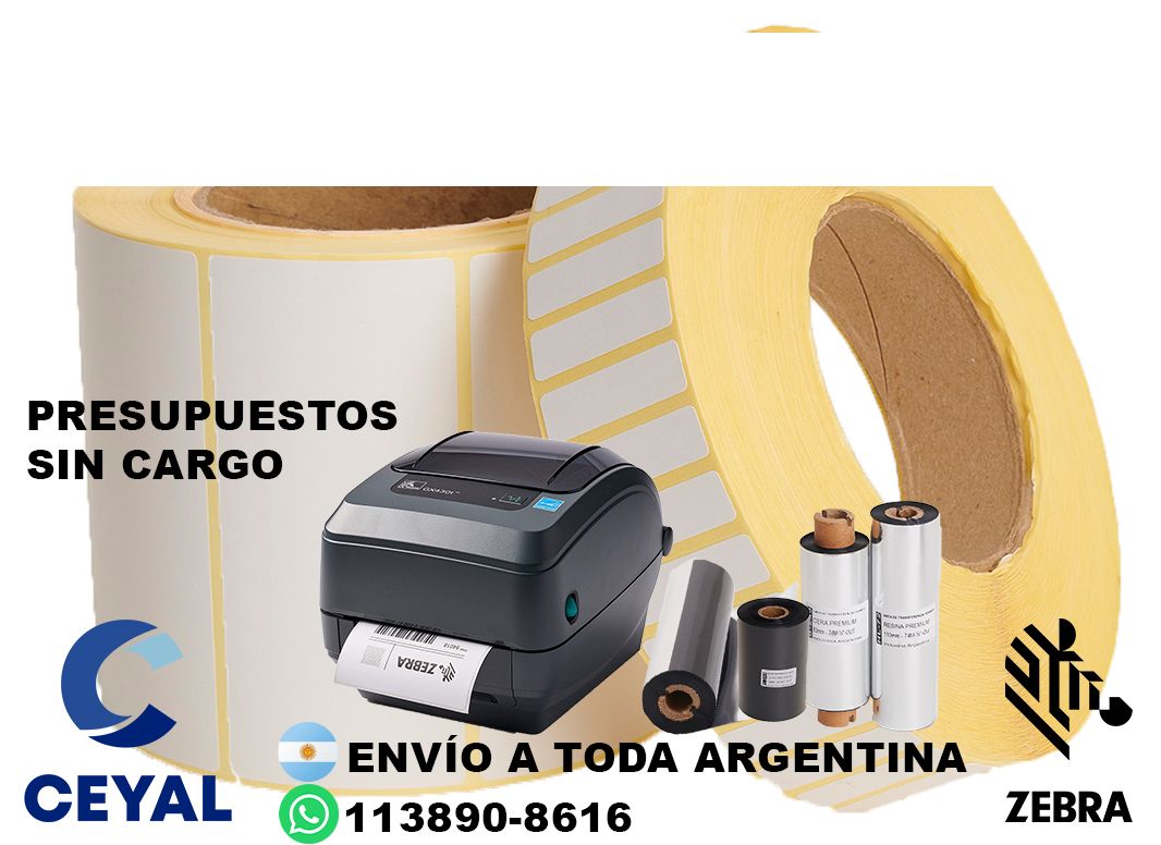 impresora industrial + 46165 etiquetas + ribbon