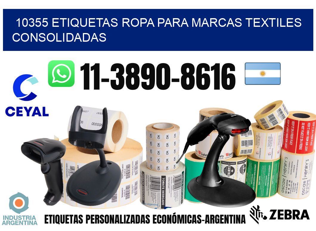 10355 Etiquetas ropa para marcas textiles consolidadas