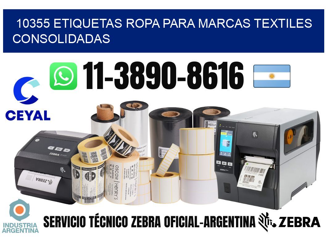 10355 Etiquetas ropa para marcas textiles consolidadas