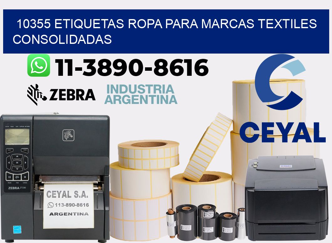 10355 Etiquetas ropa para marcas textiles consolidadas