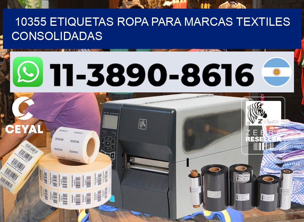 10355 Etiquetas ropa para marcas textiles consolidadas