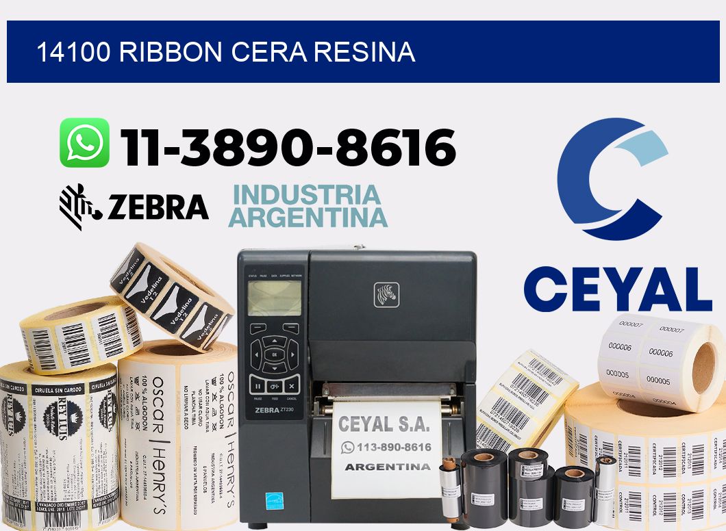 14100 ribbon cera resina