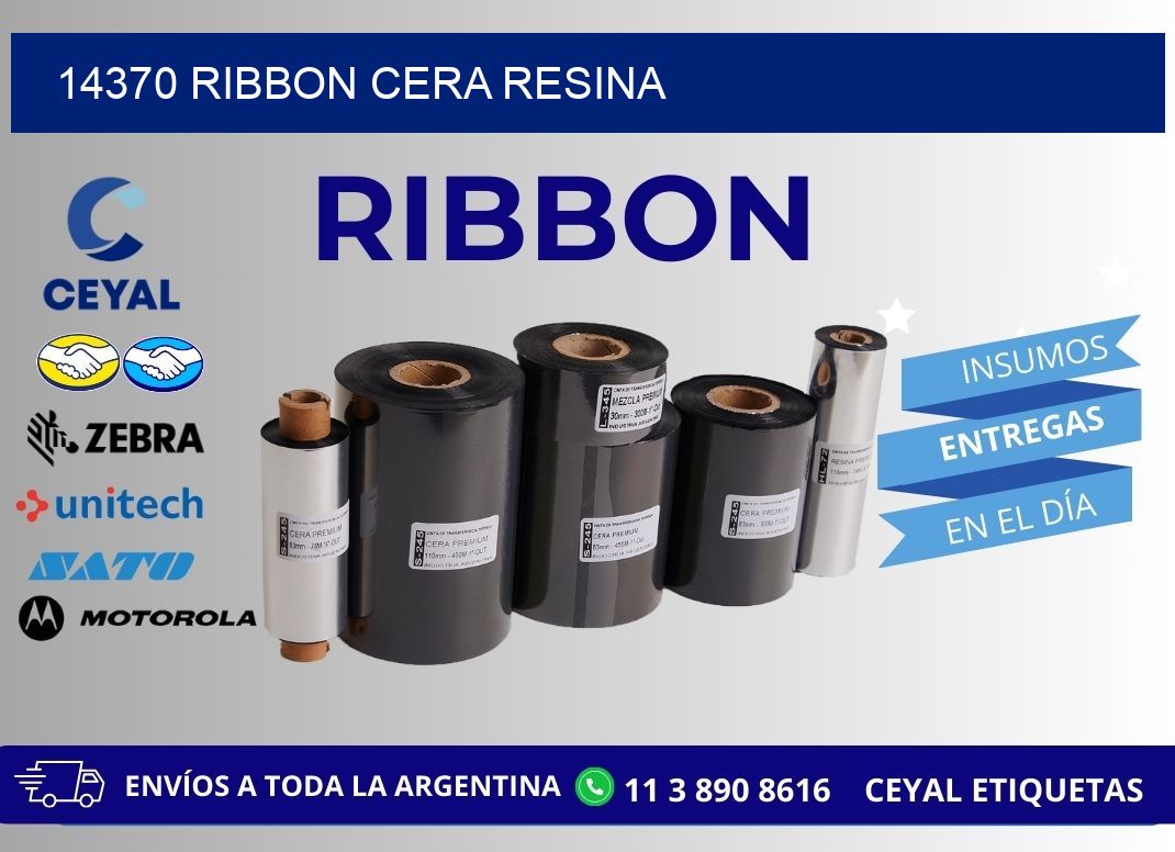 14370 ribbon cera resina