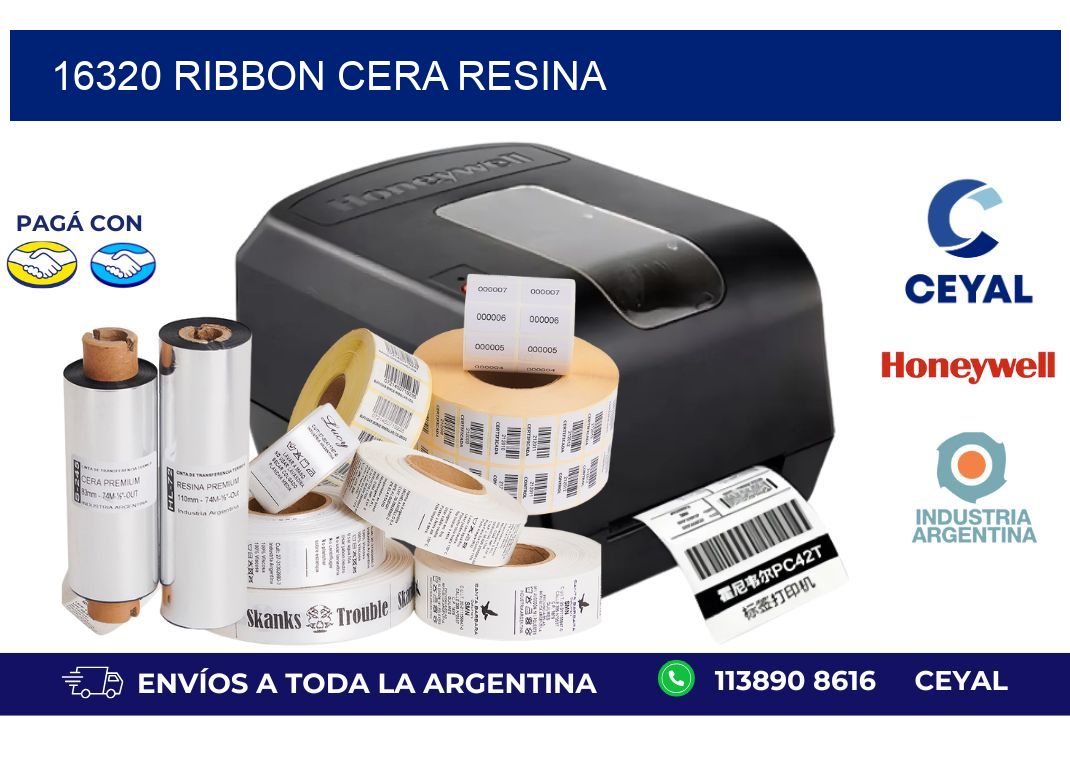 16320 ribbon cera resina