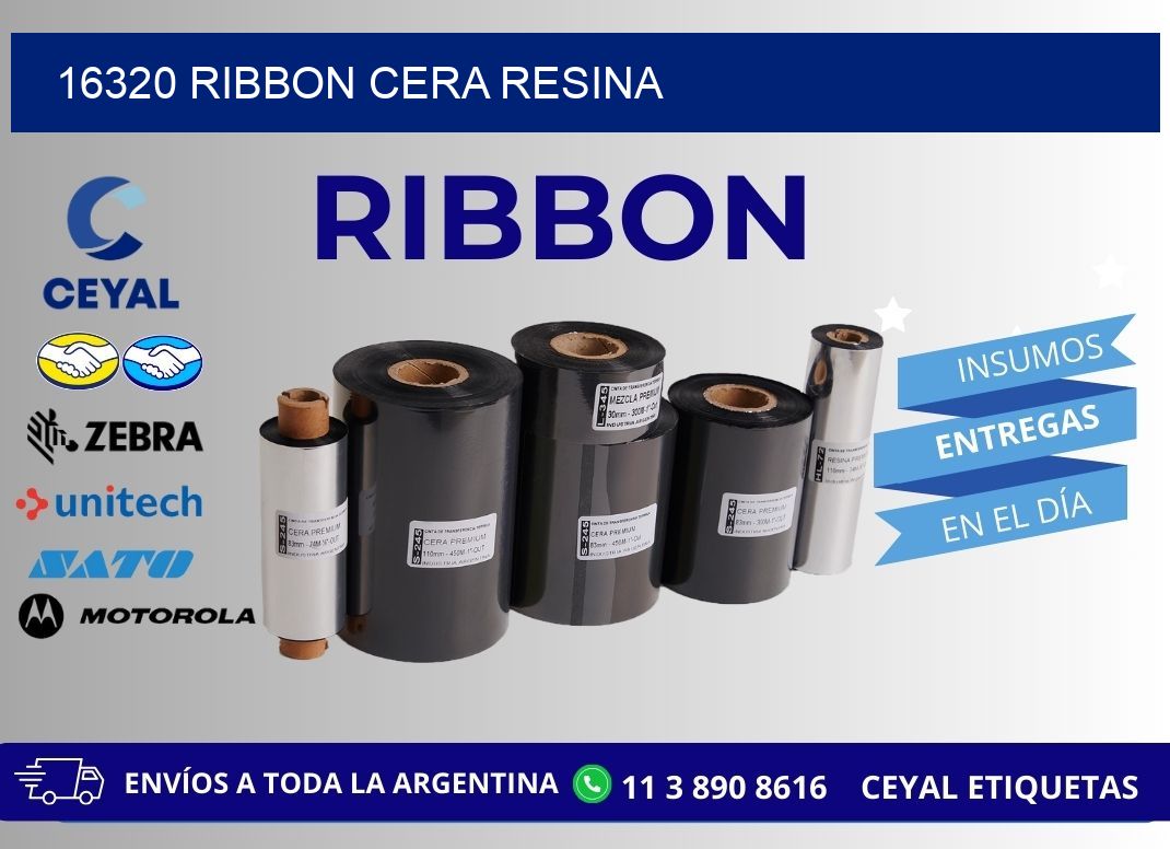 16320 ribbon cera resina