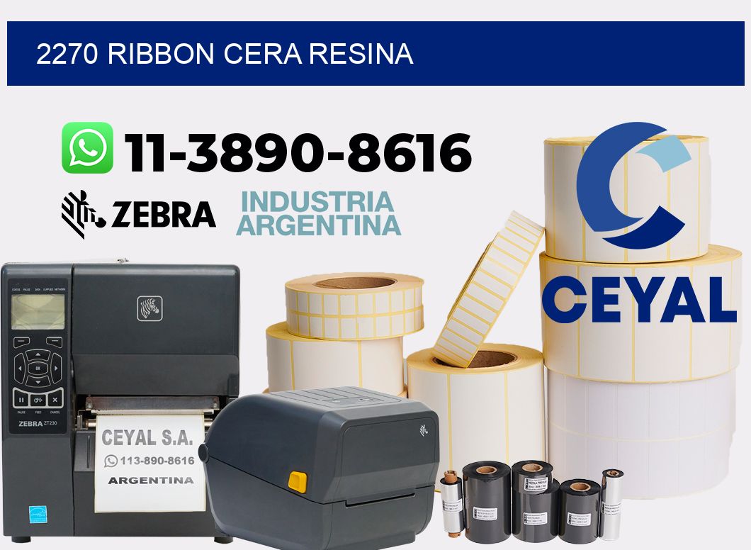 2270 ribbon cera resina