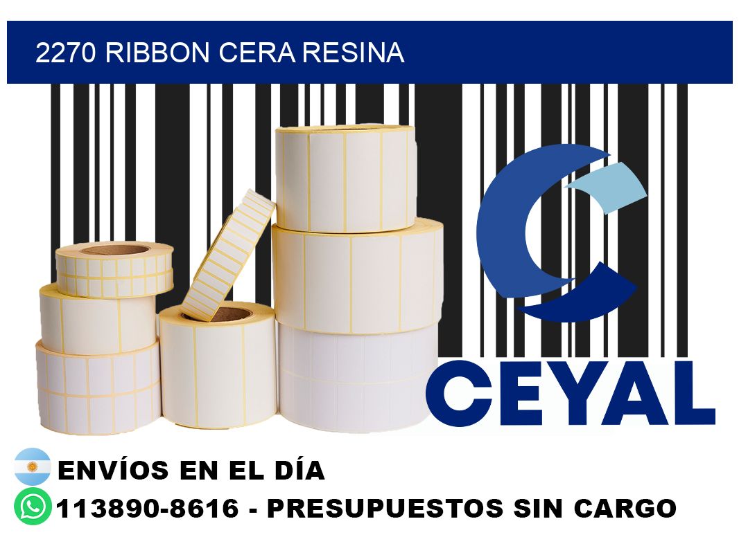 2270 ribbon cera resina
