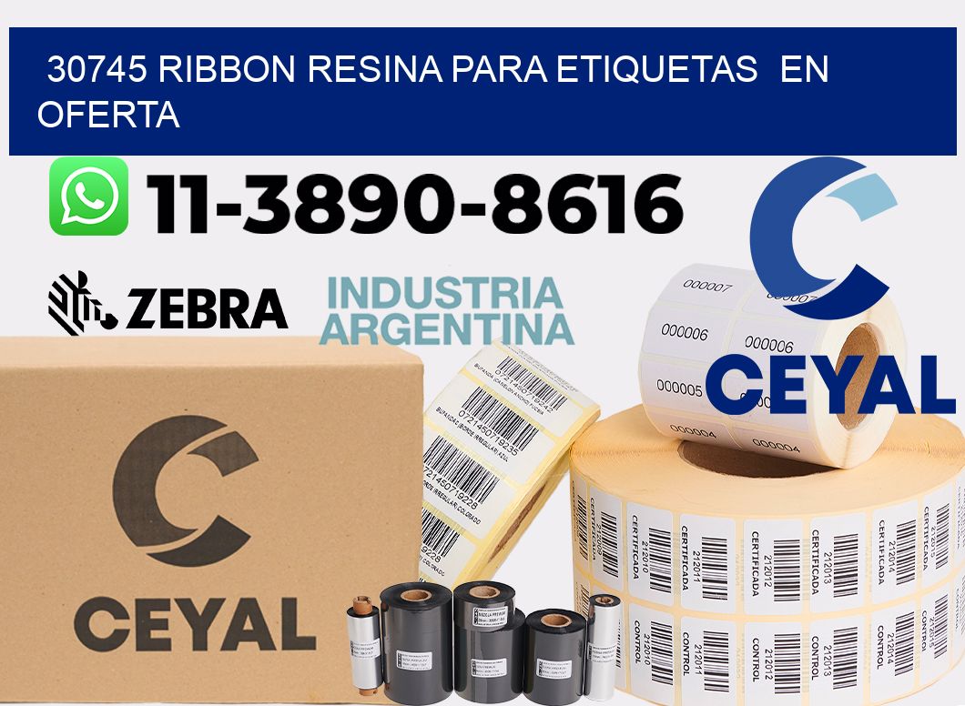 30745 ribbon resina para etiquetas en oferta