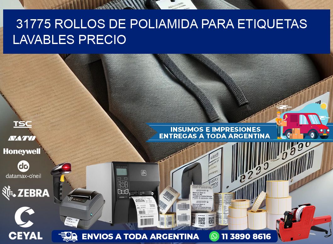 31775 rollos de poliamida para etiquetas lavables precio