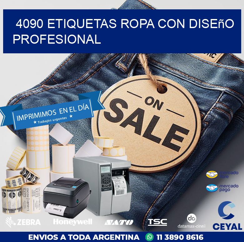 4090 Etiquetas ropa con diseño profesional
