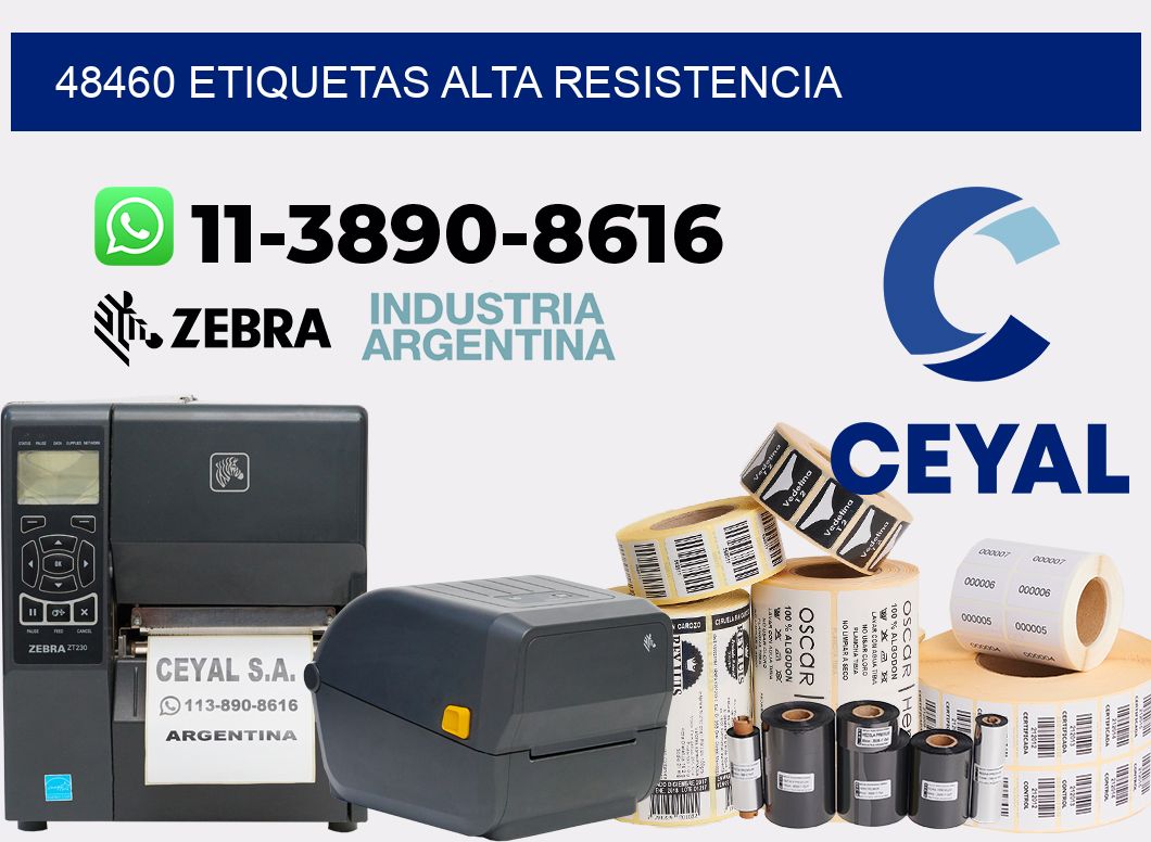 48460 etiquetas alta resistencia