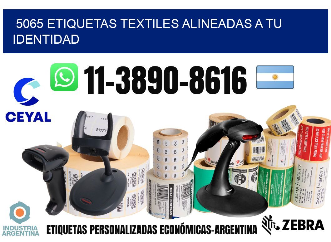 5065 Etiquetas textiles alineadas a tu identidad