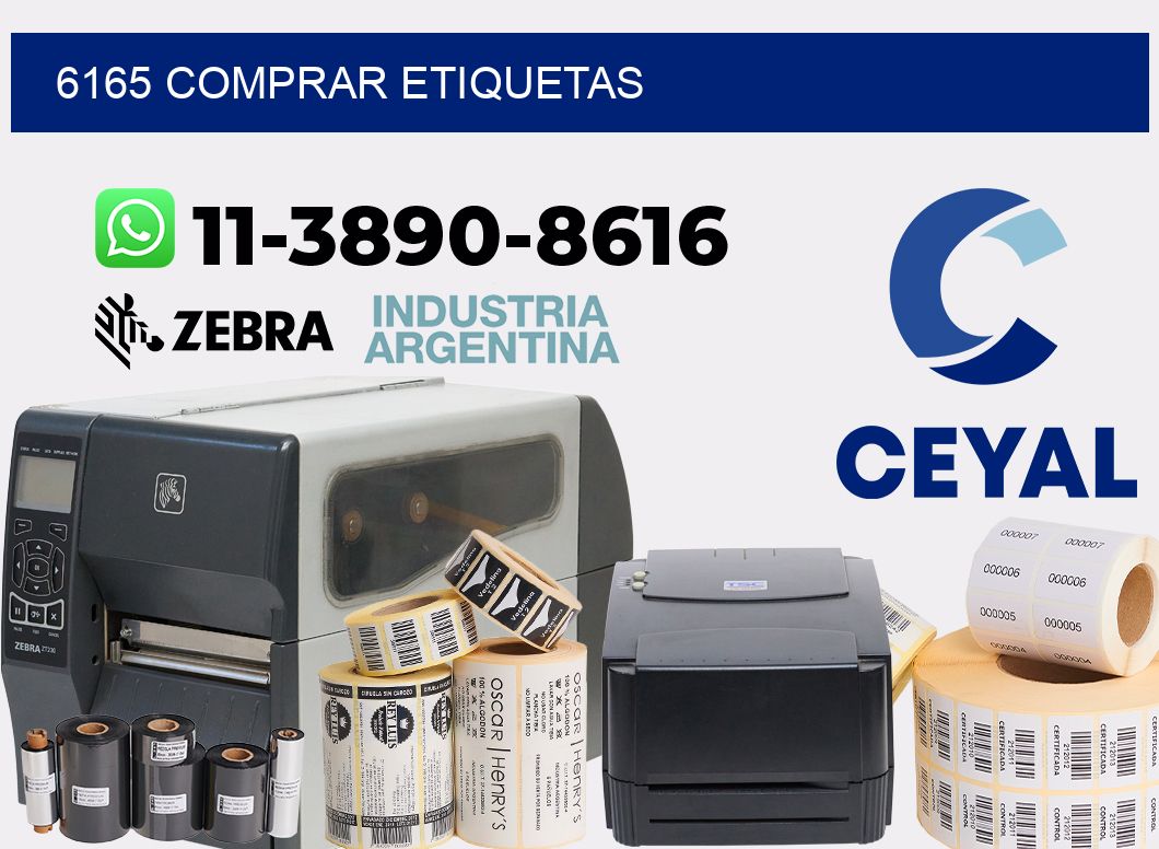 6165 comprar etiquetas