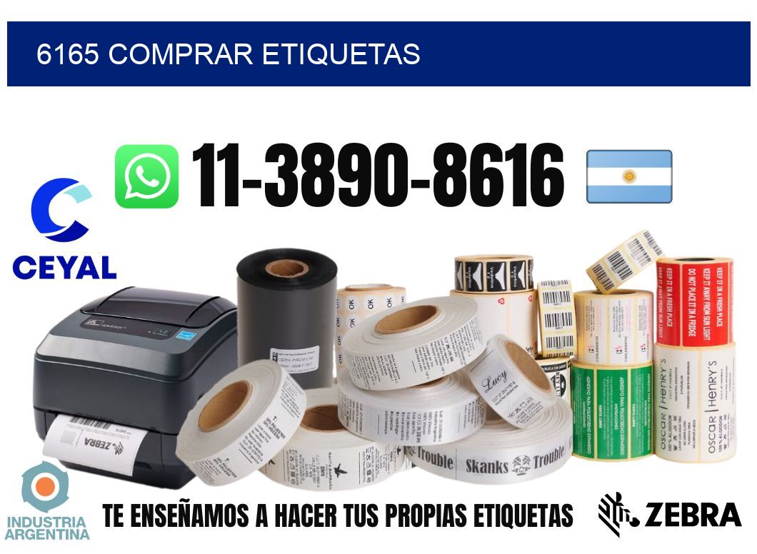 6165 comprar etiquetas