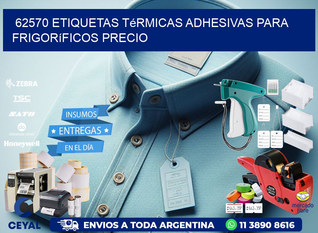 62570 etiquetas térmicas adhesivas para frigoríficos precio