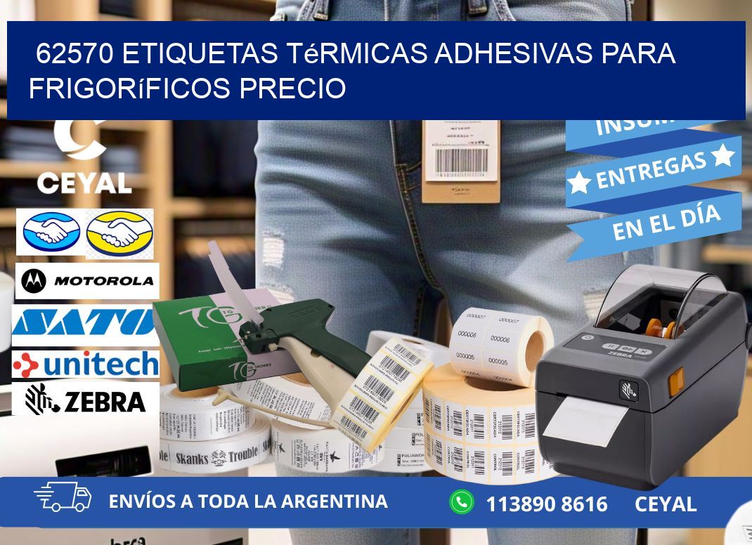 62570 etiquetas térmicas adhesivas para frigoríficos precio