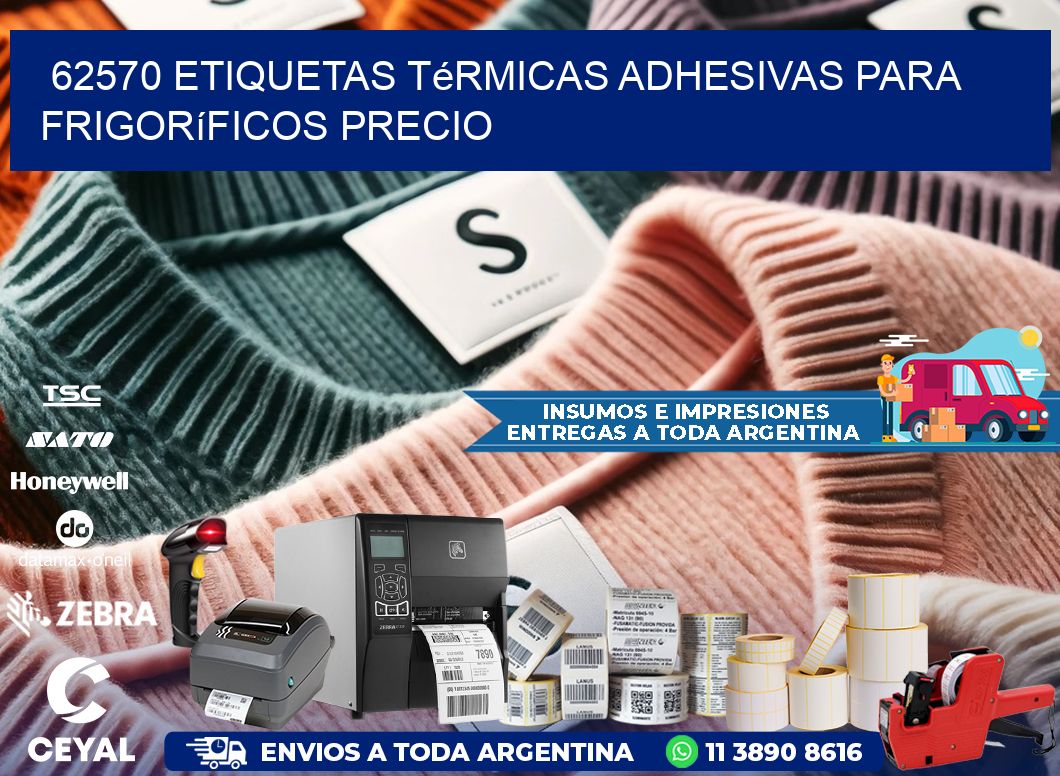 62570 etiquetas térmicas adhesivas para frigoríficos precio