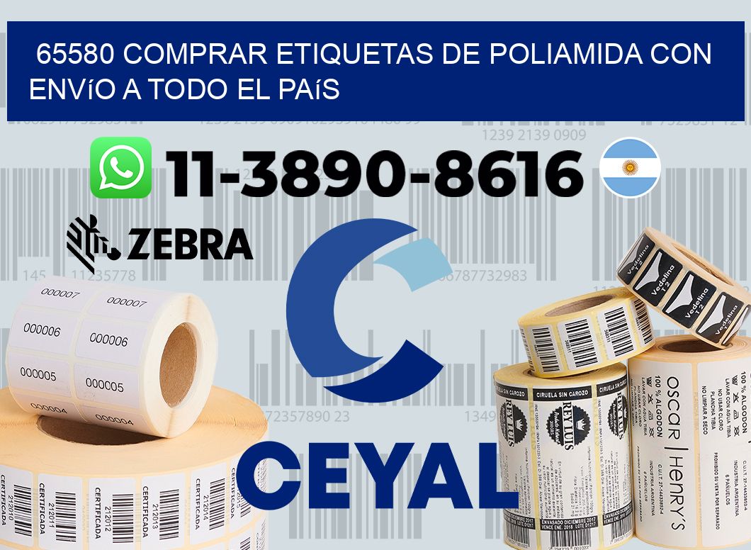 65580 comprar etiquetas de poliamida con envío a todo el país