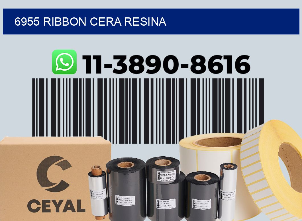 6955 ribbon cera resina