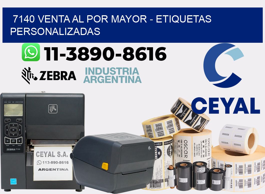 7140 Venta al Por Mayor - Etiquetas Personalizadas