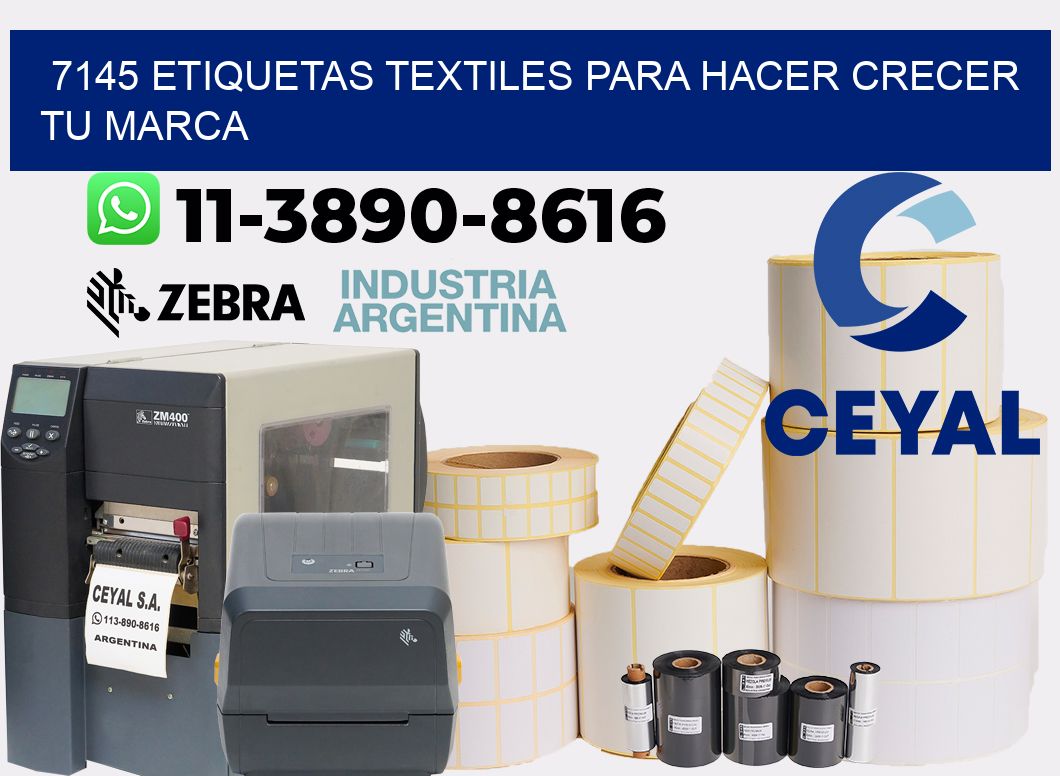 7145 Etiquetas textiles para hacer crecer tu marca