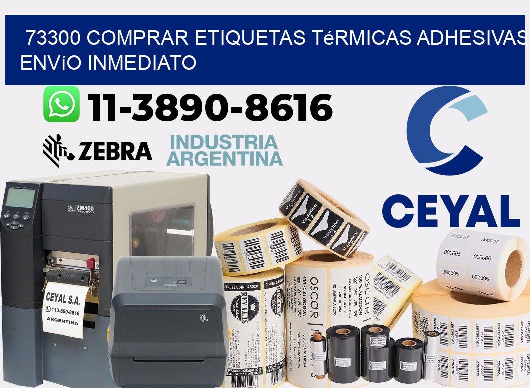 73300 comprar etiquetas térmicas adhesivas envío inmediato