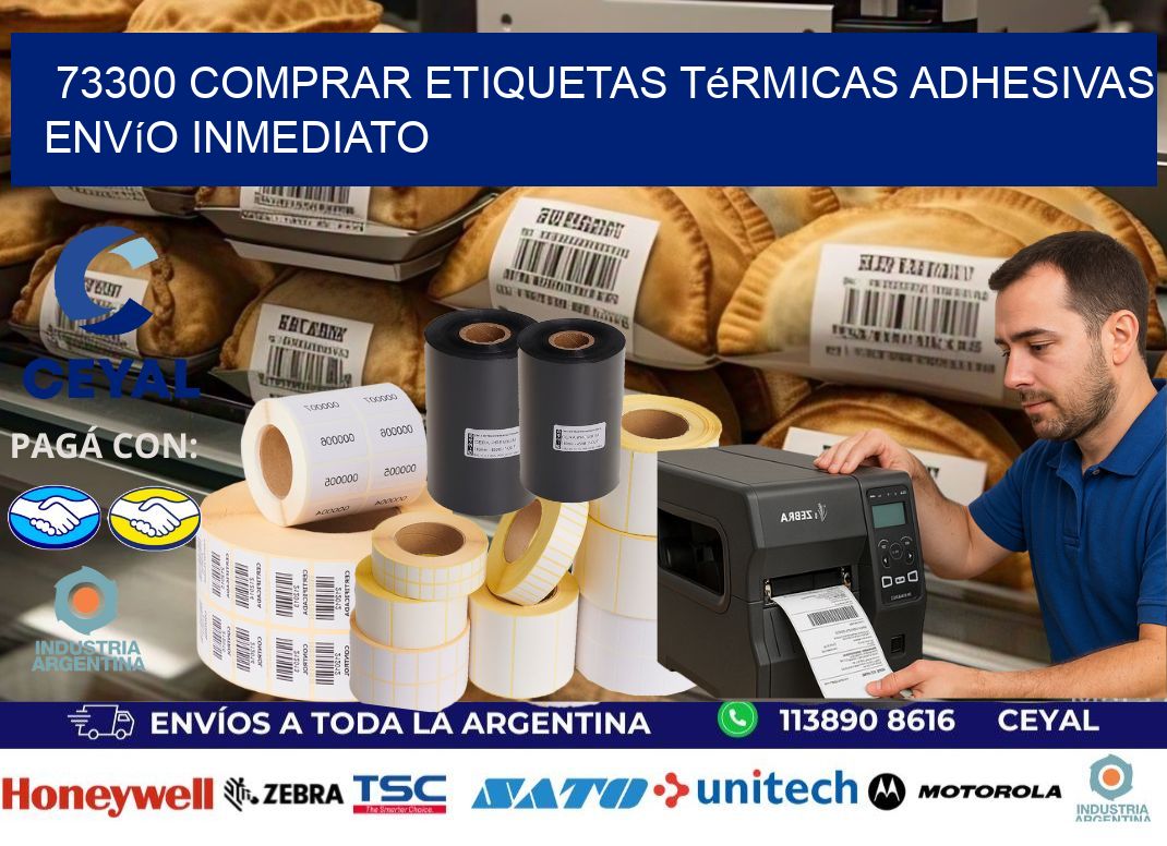 73300 comprar etiquetas térmicas adhesivas envío inmediato
