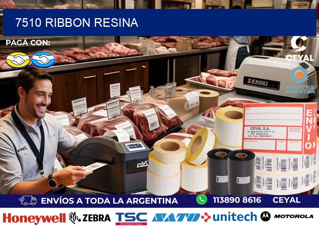 7510 ribbon resina