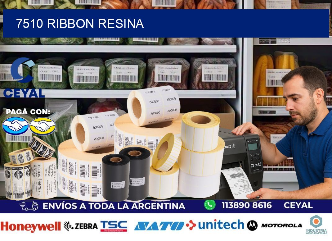7510 ribbon resina