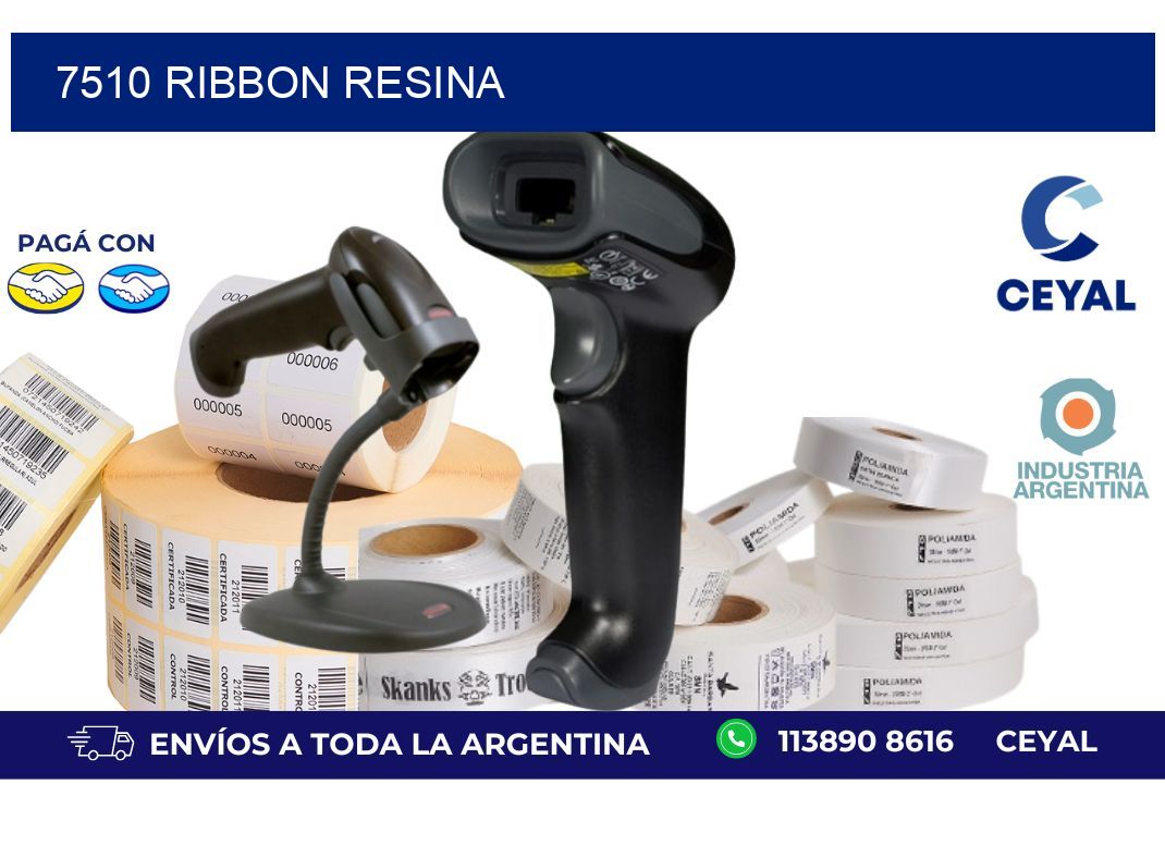 7510 ribbon resina