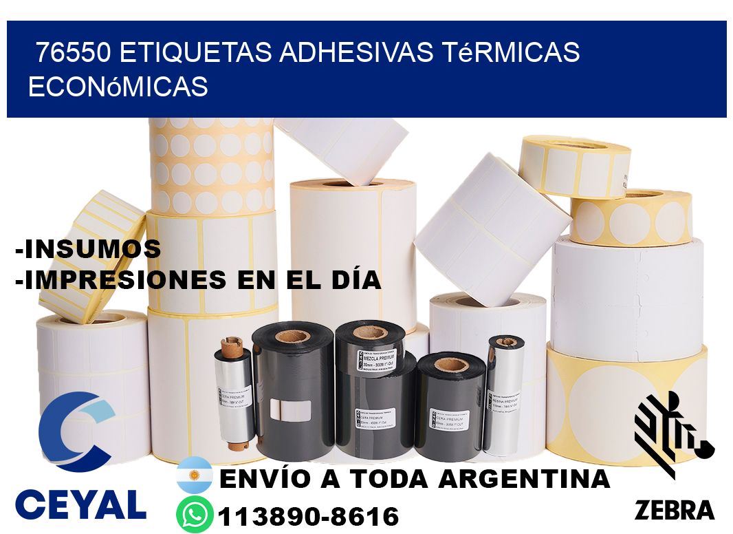 76550 etiquetas adhesivas térmicas económicas