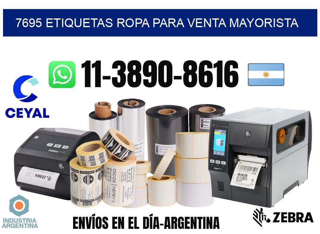 7695 Etiquetas ropa para venta mayorista
