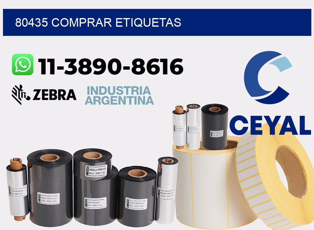 80435 comprar etiquetas