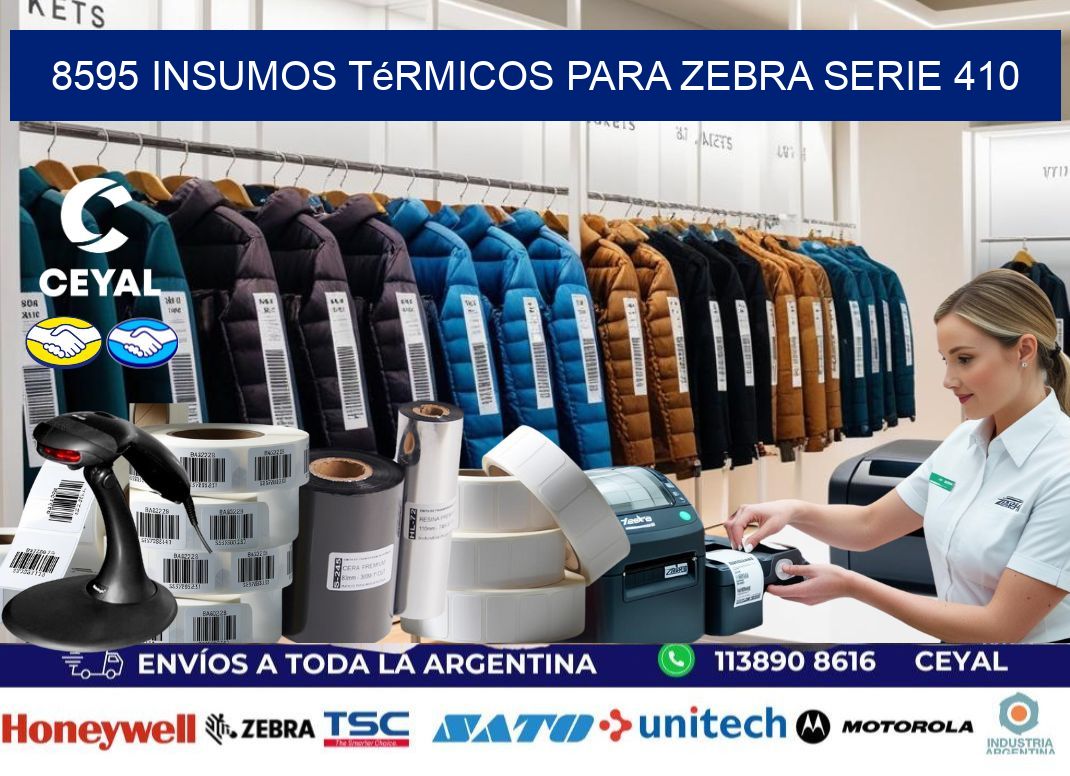 8595 insumos térmicos para zebra serie 410