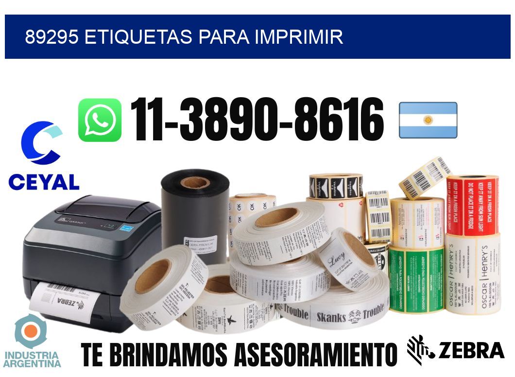 89295 etiquetas para imprimir
