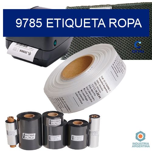 9785 etiqueta ropa
