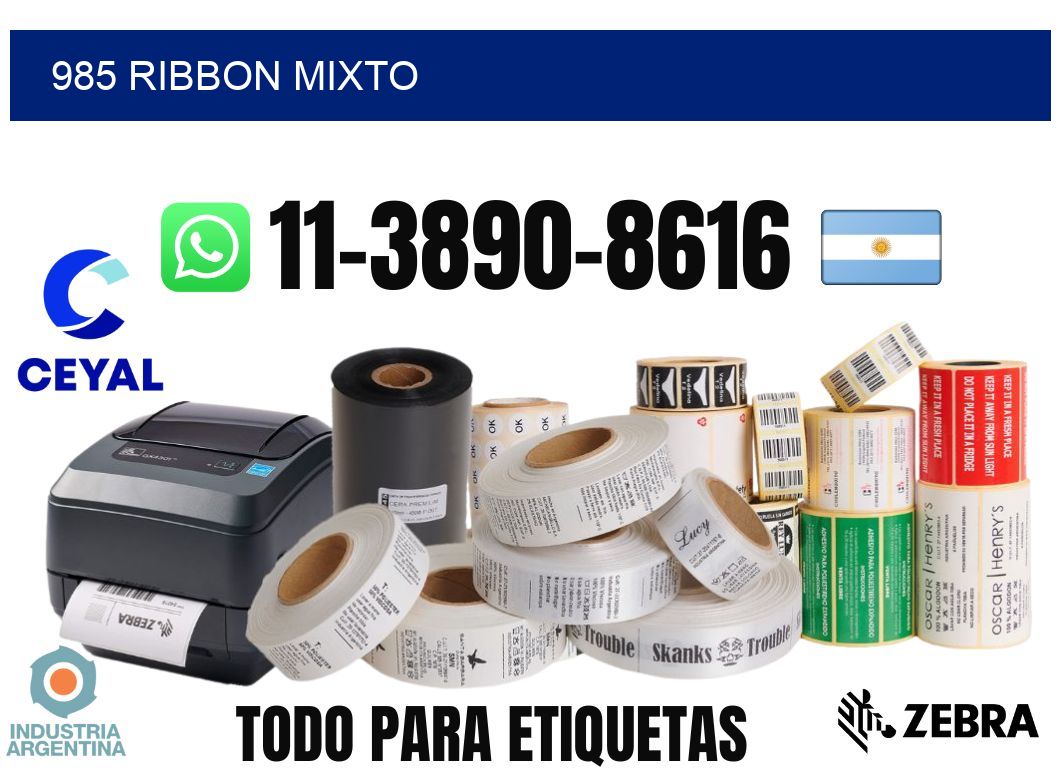 985 ribbon mixto
