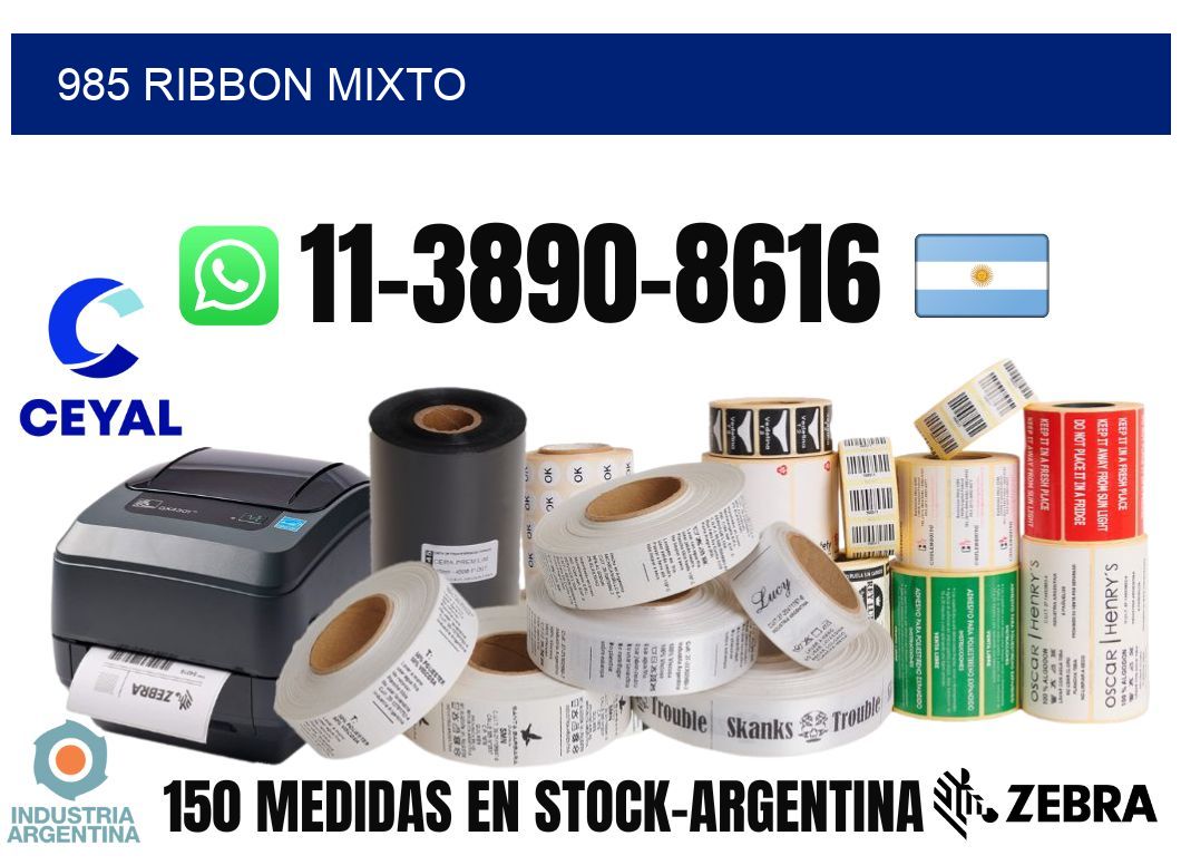 985 ribbon mixto