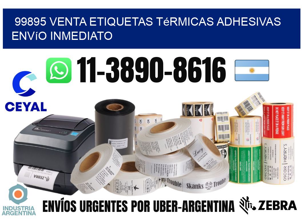 99895 venta etiquetas térmicas adhesivas envío inmediato