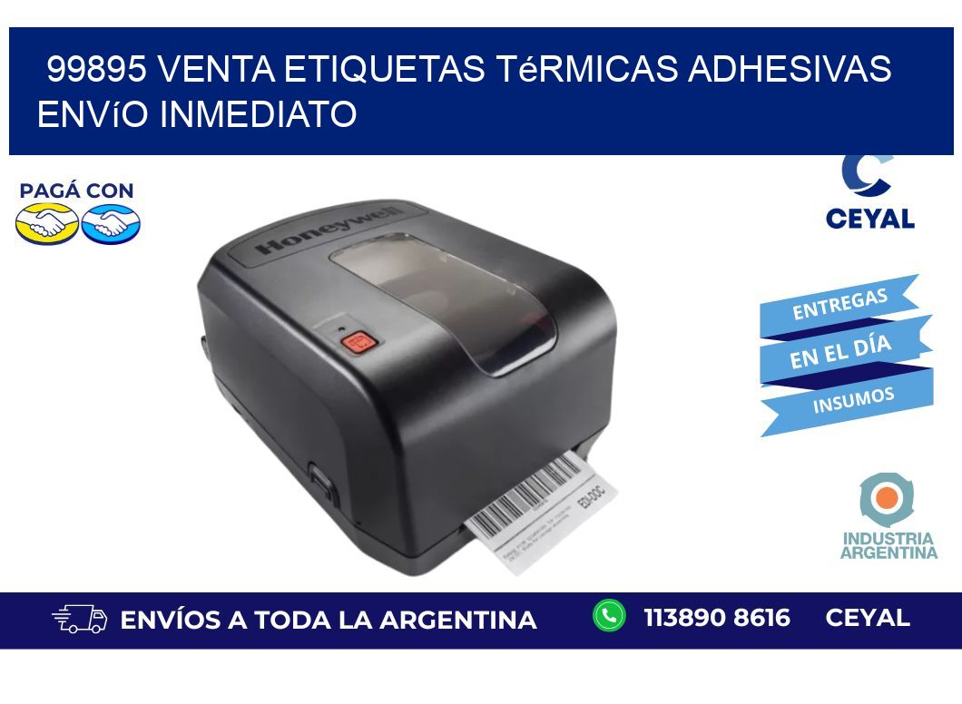 99895 venta etiquetas térmicas adhesivas envío inmediato