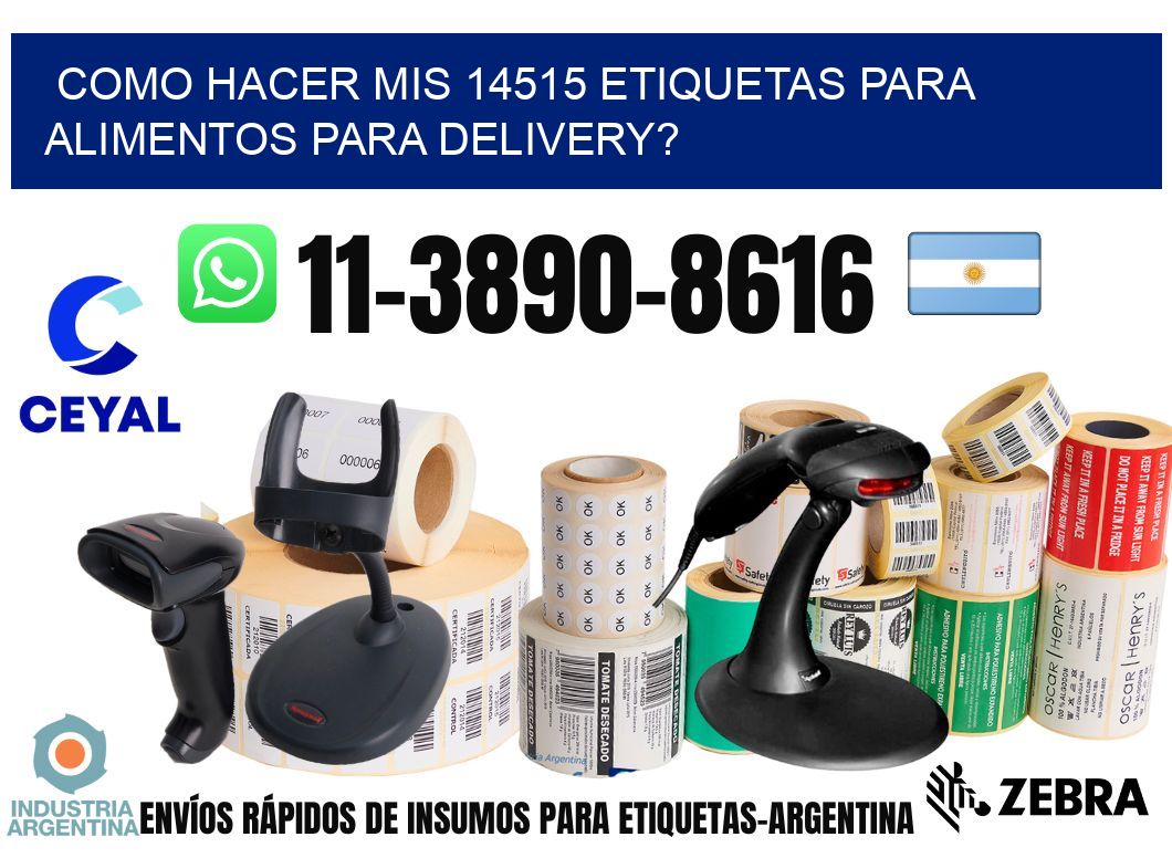 como hacer mis 14515 etiquetas para alimentos para delivery?