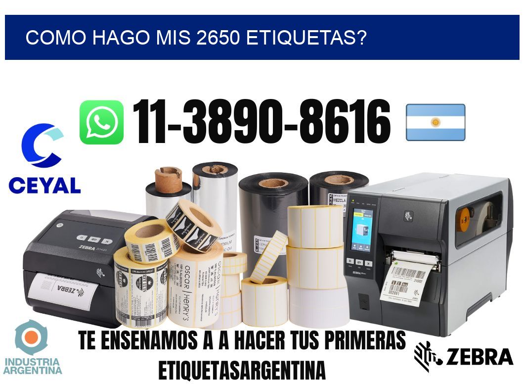 como hago mis 2650 etiquetas?