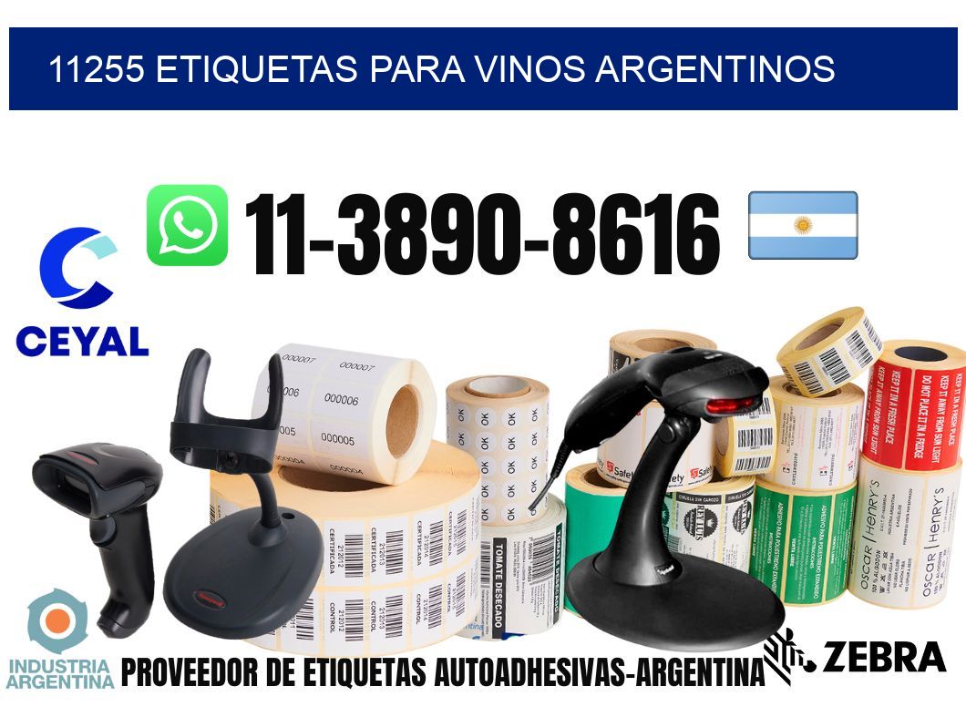 11255 Etiquetas para vinos argentinos