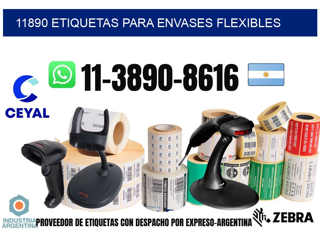 11890 Etiquetas para envases flexibles