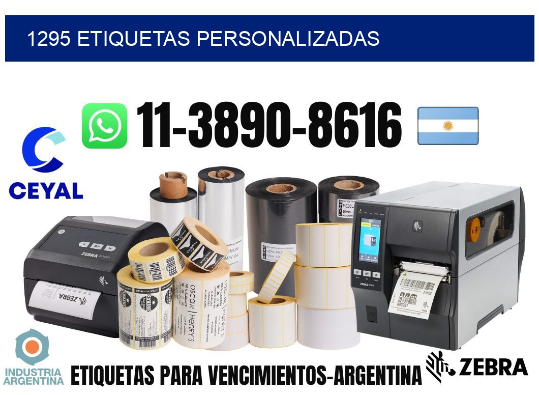 1295 etiquetas personalizadas