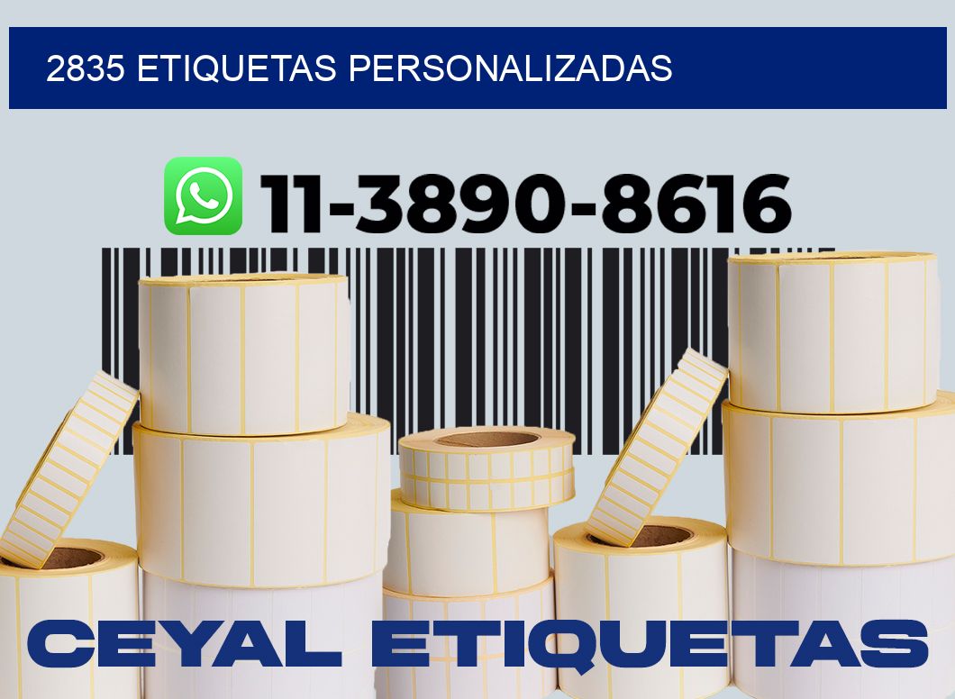 2835 etiquetas personalizadas
