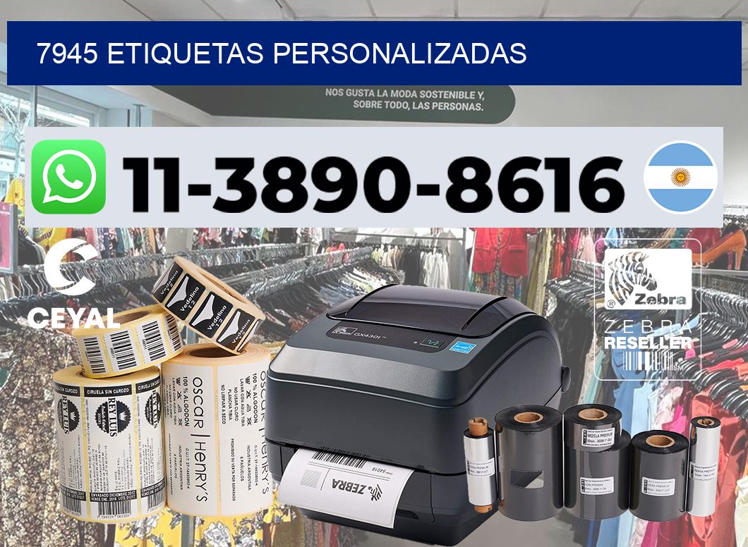 7945 etiquetas personalizadas
