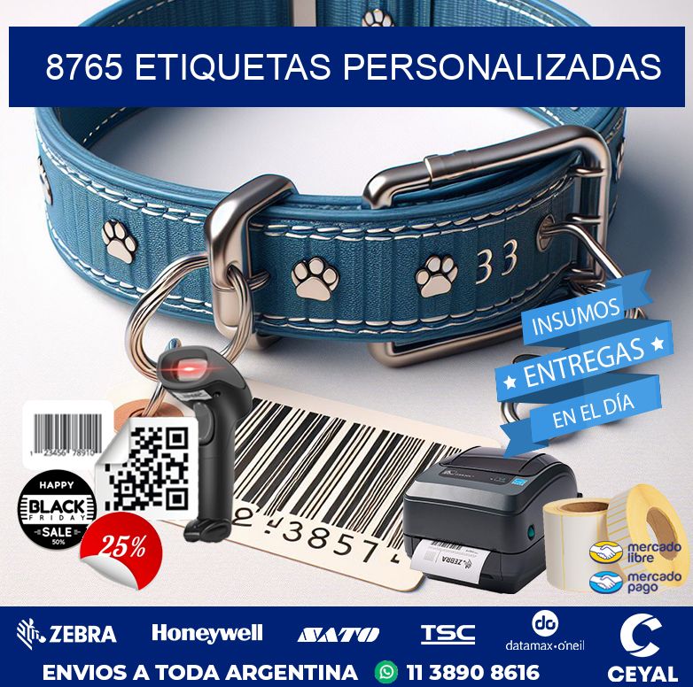 8765 etiquetas personalizadas