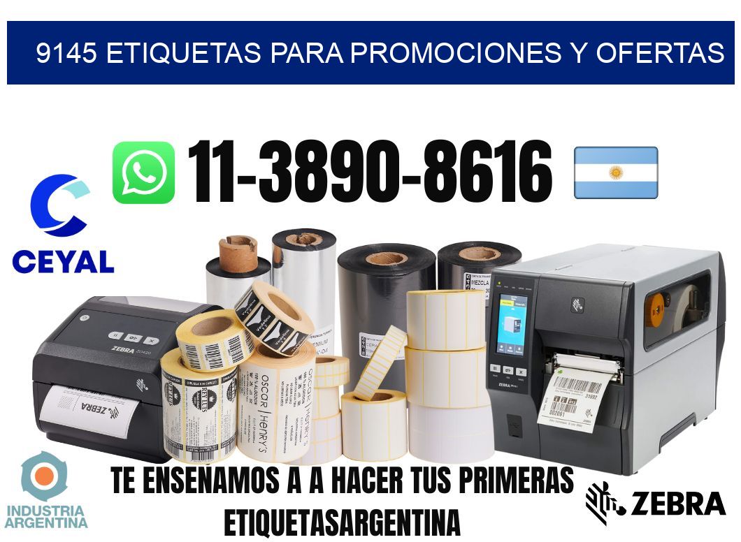 9145 Etiquetas para promociones y ofertas