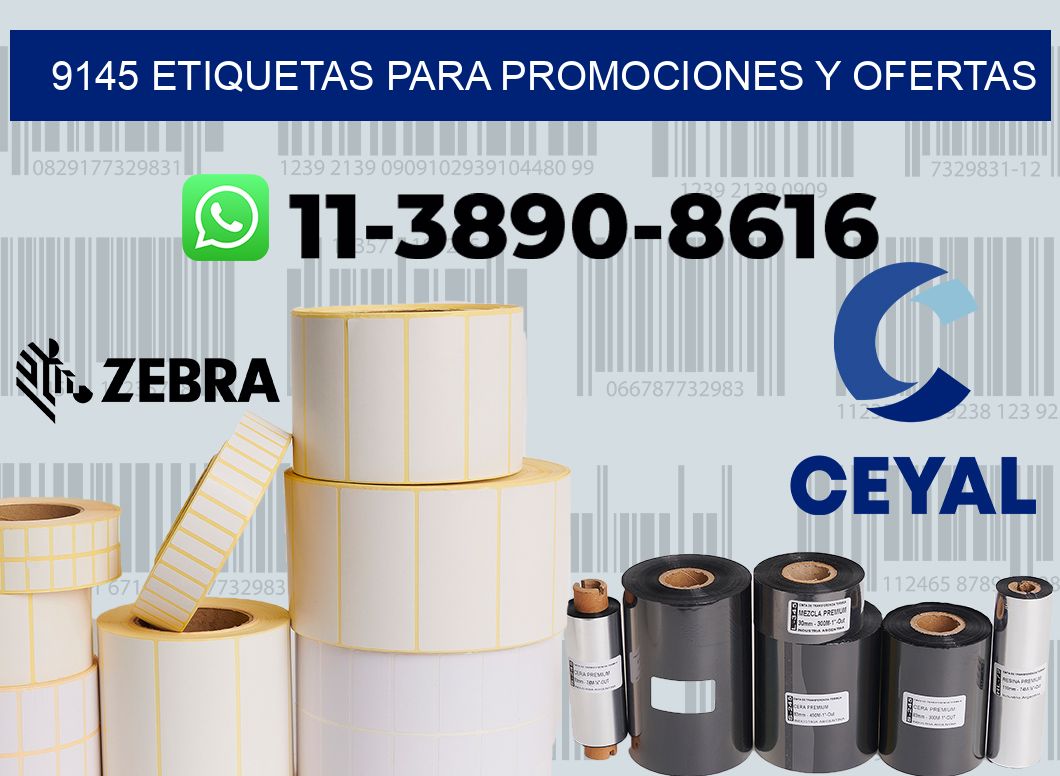 9145 Etiquetas para promociones y ofertas